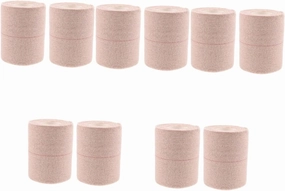 10rolls Elastic Adhesive Sports Wrap Bandages Breathable Portable for Lightweight Support Easy Use for Injuries Swelling First Aid