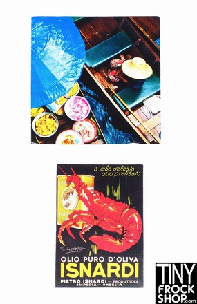 12" Fashion Doll 2 Piece Food Photography Series Artwork