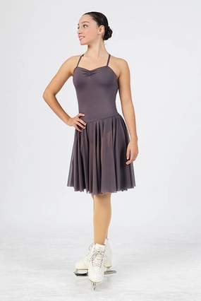 1451 Mondor Essential Ice Skating Dress in Grape