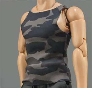 1/6 Scale Male,Figure Doll Clothes Loose Fit Sleeveless Shirts Costume for 12" Male Soldier Action Figure Doll