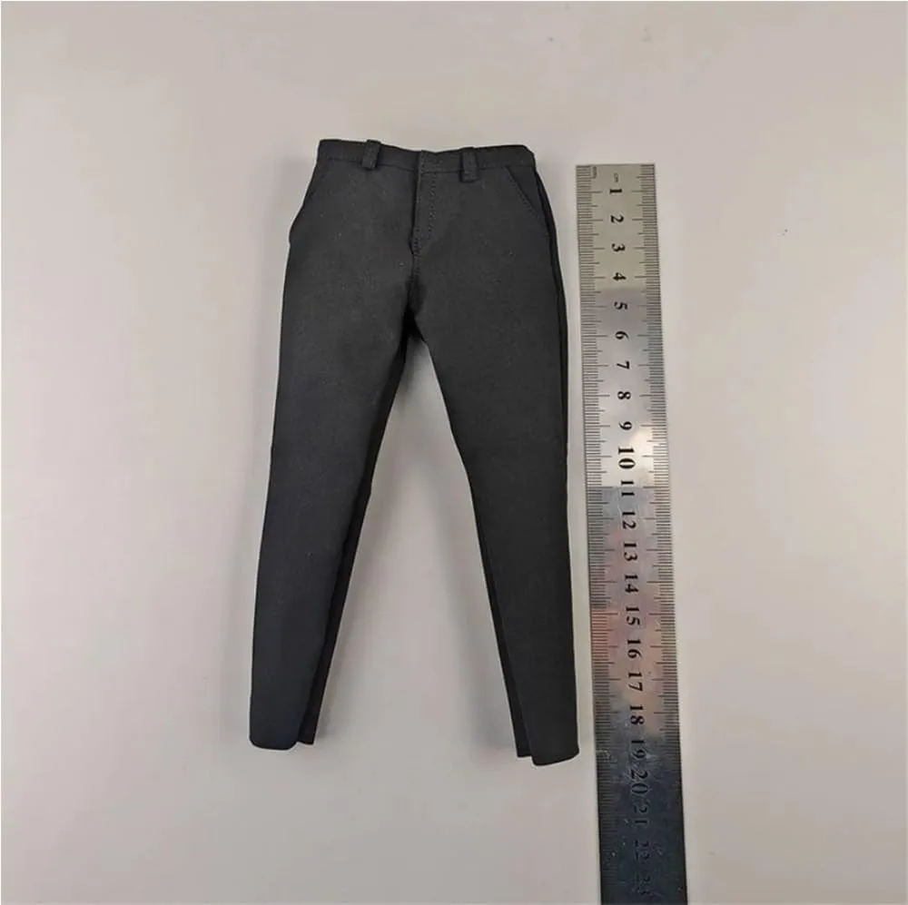 1/6 Scale Male,Figure Doll Clothes Trousers Pants Costume for 12" Male Soldier Action Figure Doll(Black)