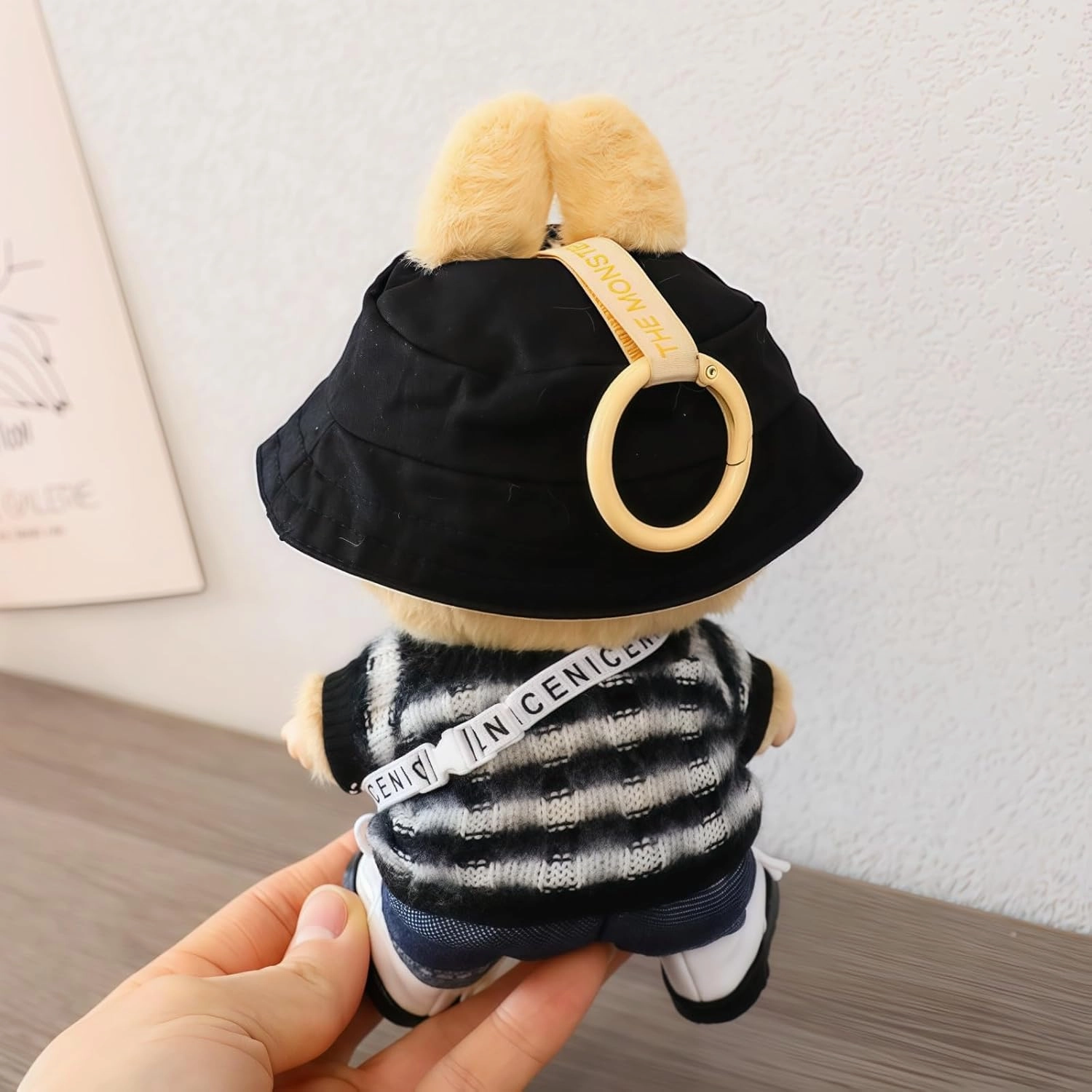 17cm Doll Clothes Set (No Doll), 5 Pieces Casual Wear Outfit Set for 6.7inch Doll Dress Suit, Fashion Dress Up Hat Clothes Accessories for 1st/2nd/3rd Gen Doll Play & Display
