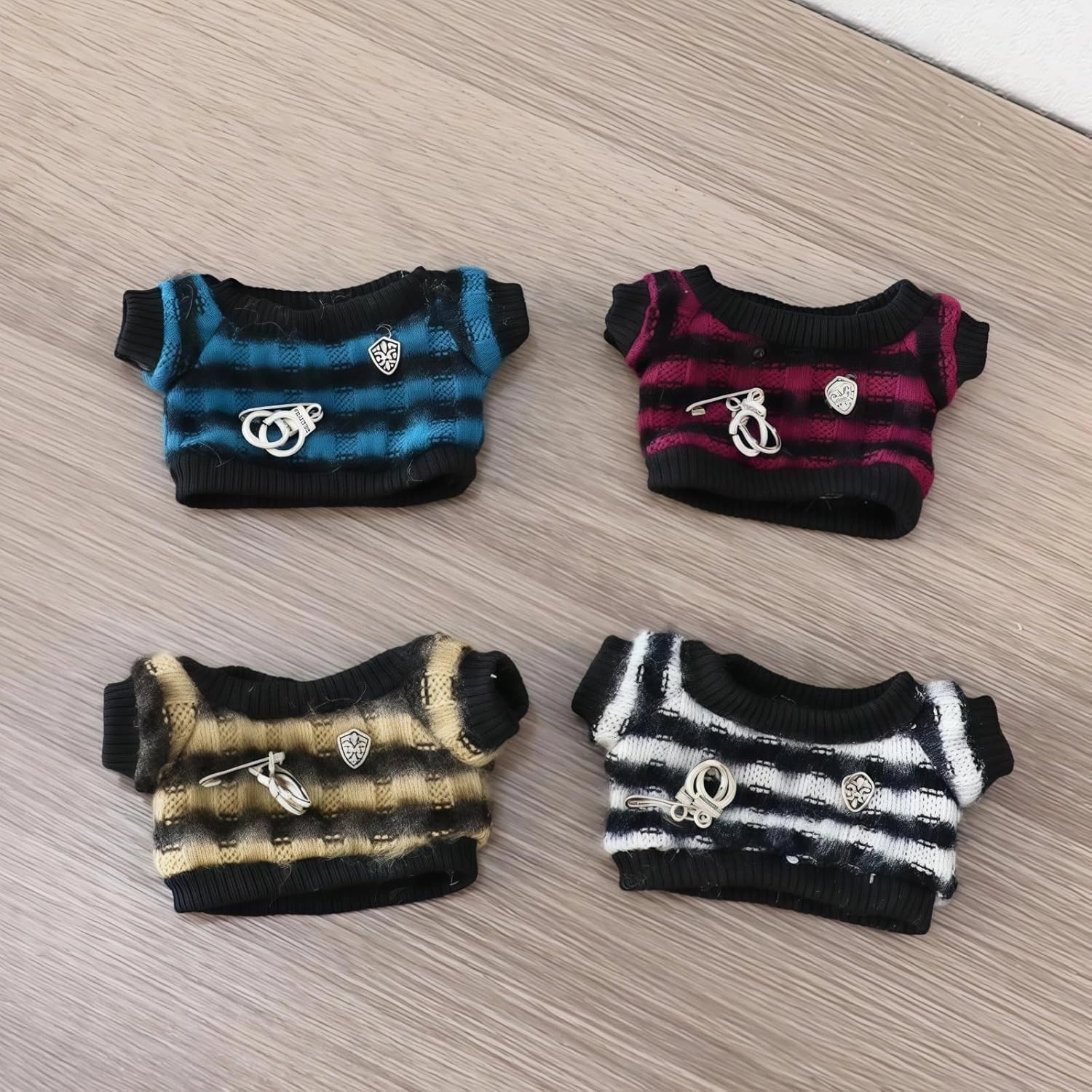 17cm Doll Clothes Set (No Doll), 5 Pieces Casual Wear Outfit Set for 6.7inch Doll Dress Suit, Fashion Dress Up Hat Clothes Accessories for 1st/2nd/3rd Gen Doll Play & Display