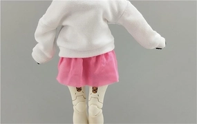 1/12 Scale Female,Figure Doll Clothes High Waist Short Skirt Costume for 6" Female Soldier Action Figure Doll(Pink)