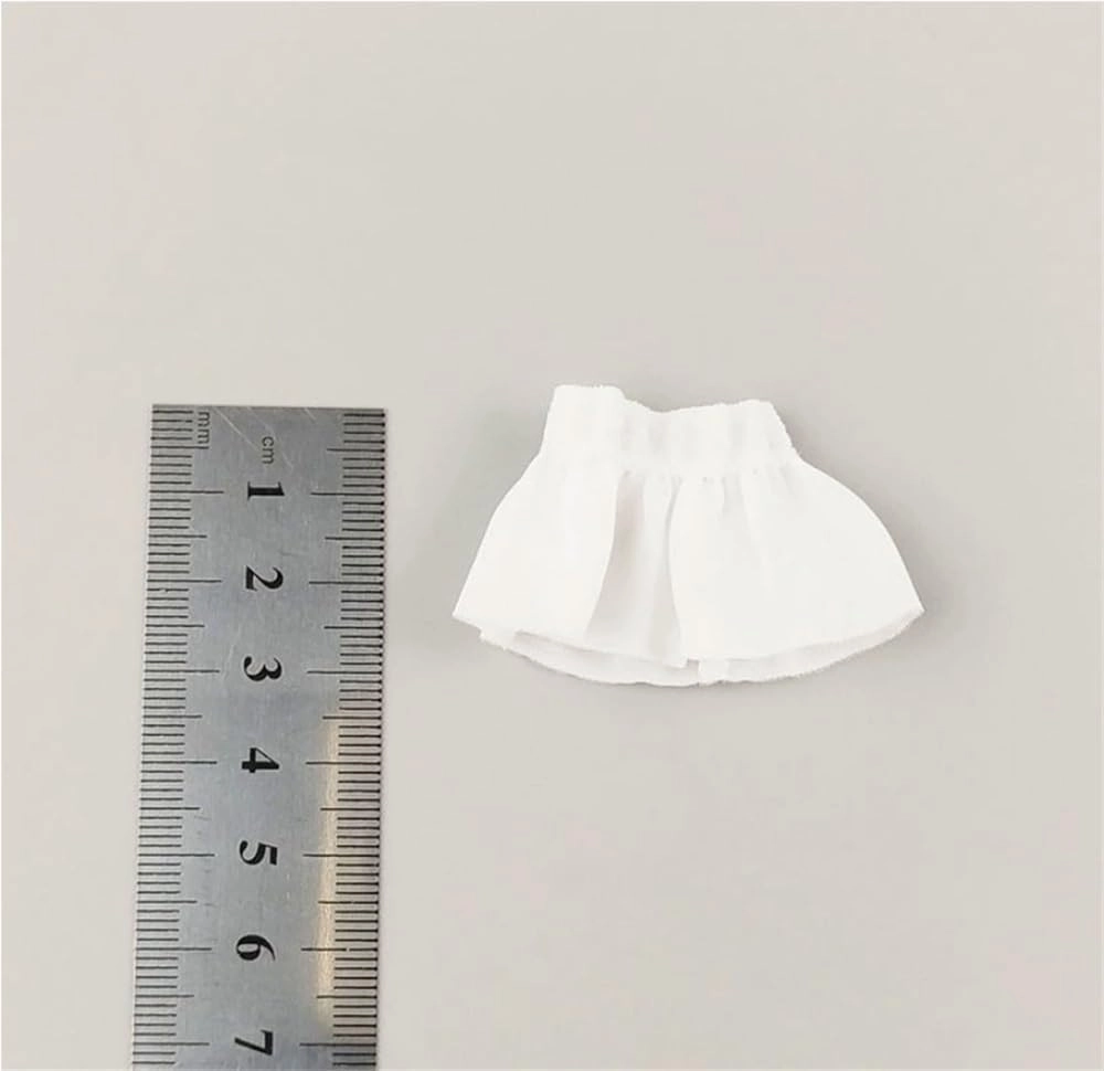 1/12 Scale Female,Figure Doll Clothes Sweatshirt Short Skirt Costume for 6" Female Soldier Action Figure Doll(Gray)