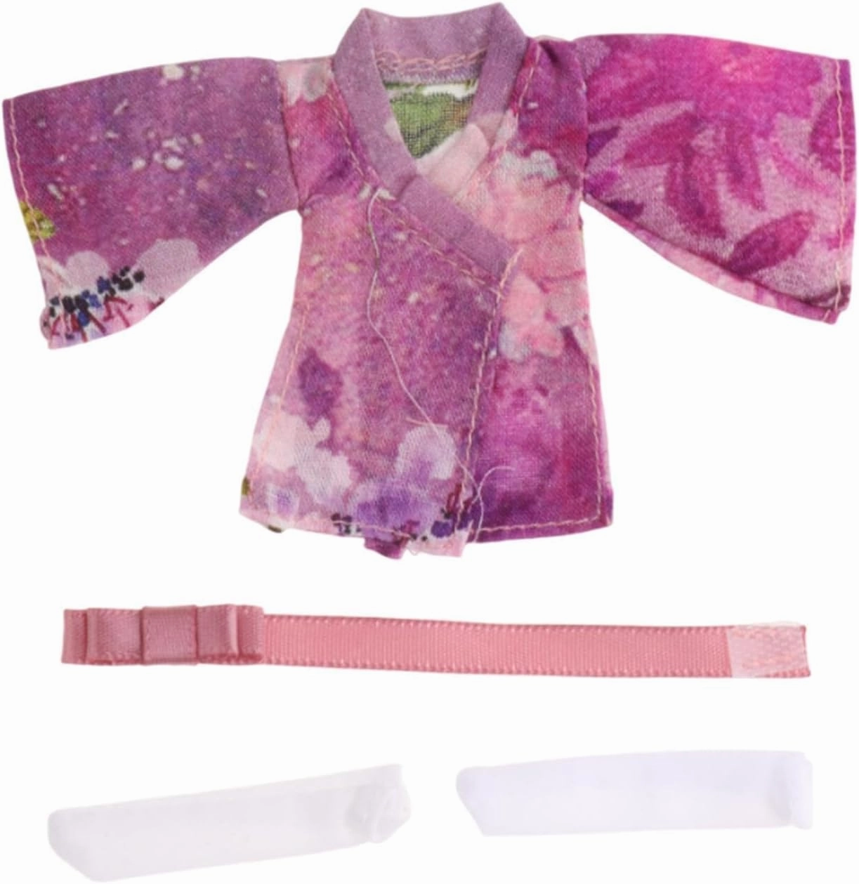 1/12 Scale Female Kimono Outfit for 6 Inch Action Figures , Purple
