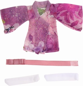 1/12 Scale Female Kimono Outfit for 6 Inch Action Figures , Purple