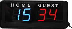 1.1 Lbs Aluminum Alloy Led Scoreboard, Freestanding Digital Scoreboard with Remote Wall-Mounted Portable Outdoor/Indoor Sports Basketball Mobile Scoreboard for Competitive Games