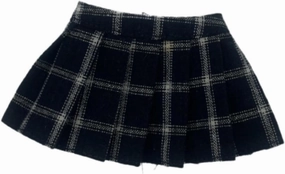 1/6 Plaid Pleated Skirt Uniform Skirt Prop Comfortable Stylish Lightweight Doll Clothes for 12'' inch Female Action Figures
