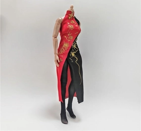 1/6 Scale Female,Figure Doll Clothes Cheongsam Long Socks Legging Costume for 12" Female Soldier Action Figure Doll