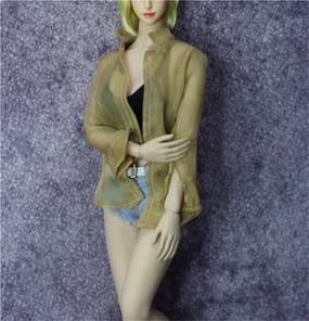 1/6 Scale Female,Figure Doll Clothes Long Sleeve Jacket Shirt Costume for 12" Soldier Action Figure Doll