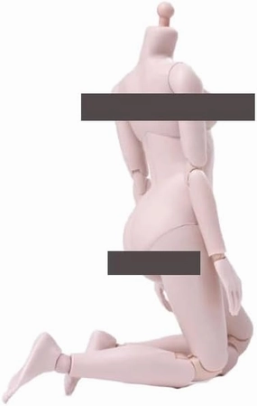 1:6 Scale Female Seamless Figure Body 12 inch Flexible Action Figure Body Miniature Doll PL111US,Small Bust