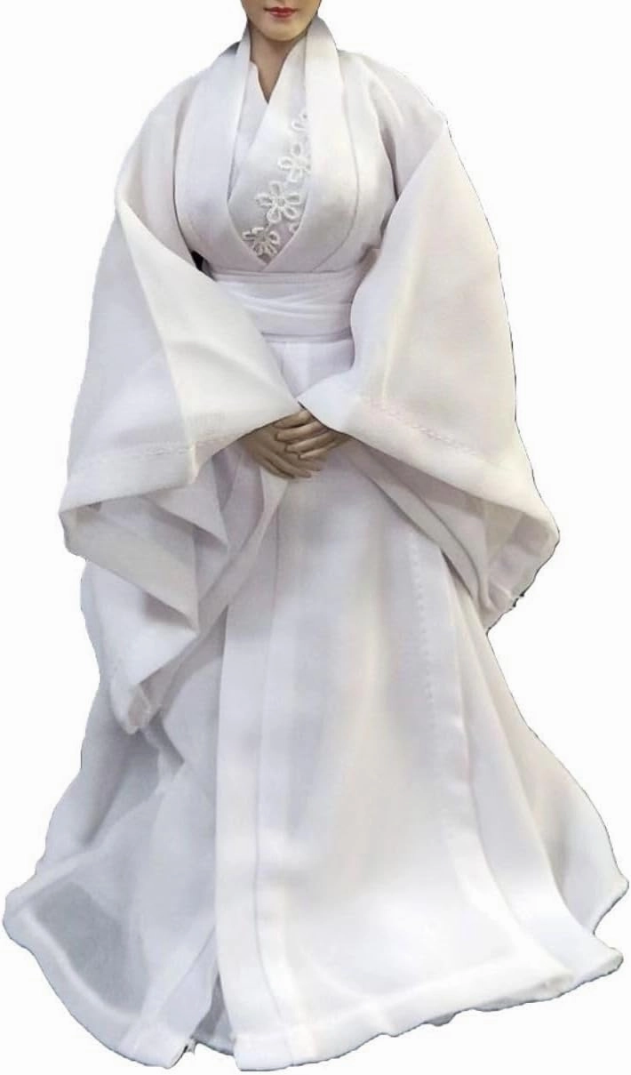1/6 Scale Female Soldier Model Figure Doll Clothing Ancient Hanfu Dress E24 for 12" Movable Doll Action Figure, Doll Miniatures Accessories Doll