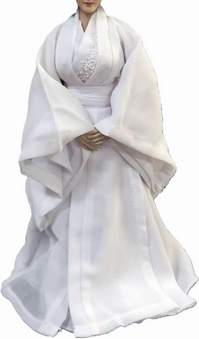 1/6 Scale Female Soldier Model Figure Doll Clothing Ancient Hanfu Dress E24 for 12" Movable Doll Action Figure, Doll Miniatures Accessories Doll