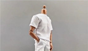 1/6 Scale Male,Figure Doll Clothes Solid Loose Shirt Costume for 12" Male Soldier Action Figure Doll