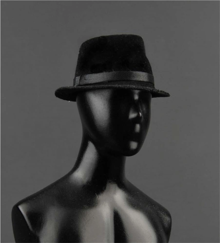 1/6 Scale Male Soldier Model Figure Doll Fedora Hat for 12 inch Action Figure Doll Hat Doll
