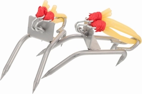 1Pairs Tree Climbing Spikes Shoes Durable Climbing Tool for Outdoor Use Non Slip Design for Easy Tree Access for and Fruit Activities