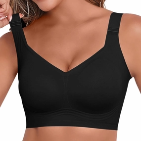 2025 Womens Seamless Wireless Supportive Bra Push Up Comfort Soft No Underwire Full Coverage T-Shirt Bras (M-4XL)