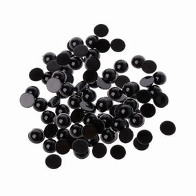 20pcs 3-18mm Round Flat Black Eyes Plastic Doll for Bear Stuffed DIY Teddy
