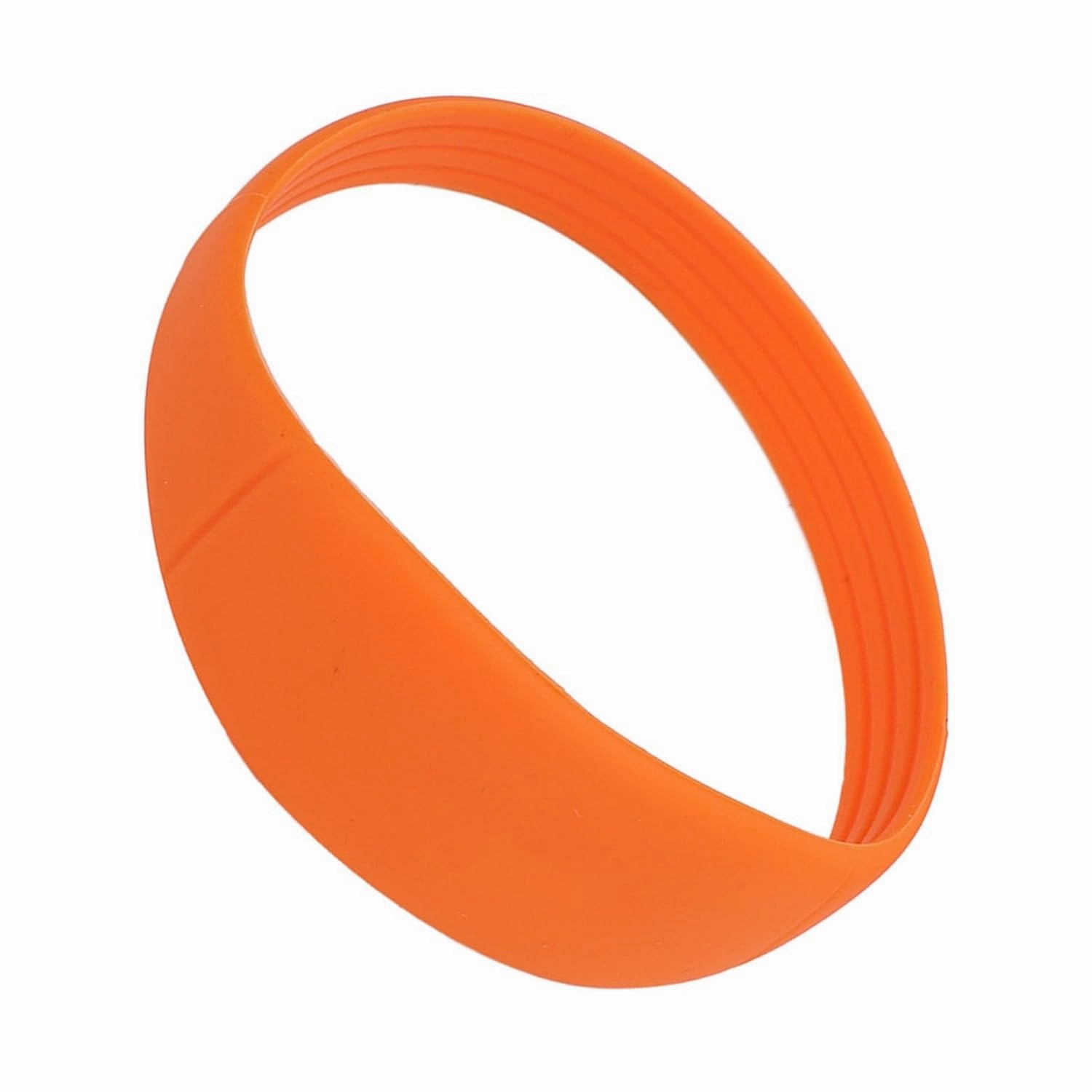 2 Pack Silicone Patella Knee Support Straps, Elastic Tendon Stabilizer Bands, with Portable Bag, for Basketball, Running (Orange)