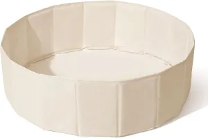 31 Inch Beige Ball Pits for Toddlers Dogs Cats, Kids Ball Pits Play Tent, Collapsible Ball Pits Crawl Playpen Ball Pool with Storage Bag, Gift for Boys Girls Dogs Pets Birthday (Balls Not Include)