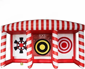 3-in-1 Inflatable Basketball Football Dart Tossing Carnival Sport Game Toys with Blower and Game Accessories (H)