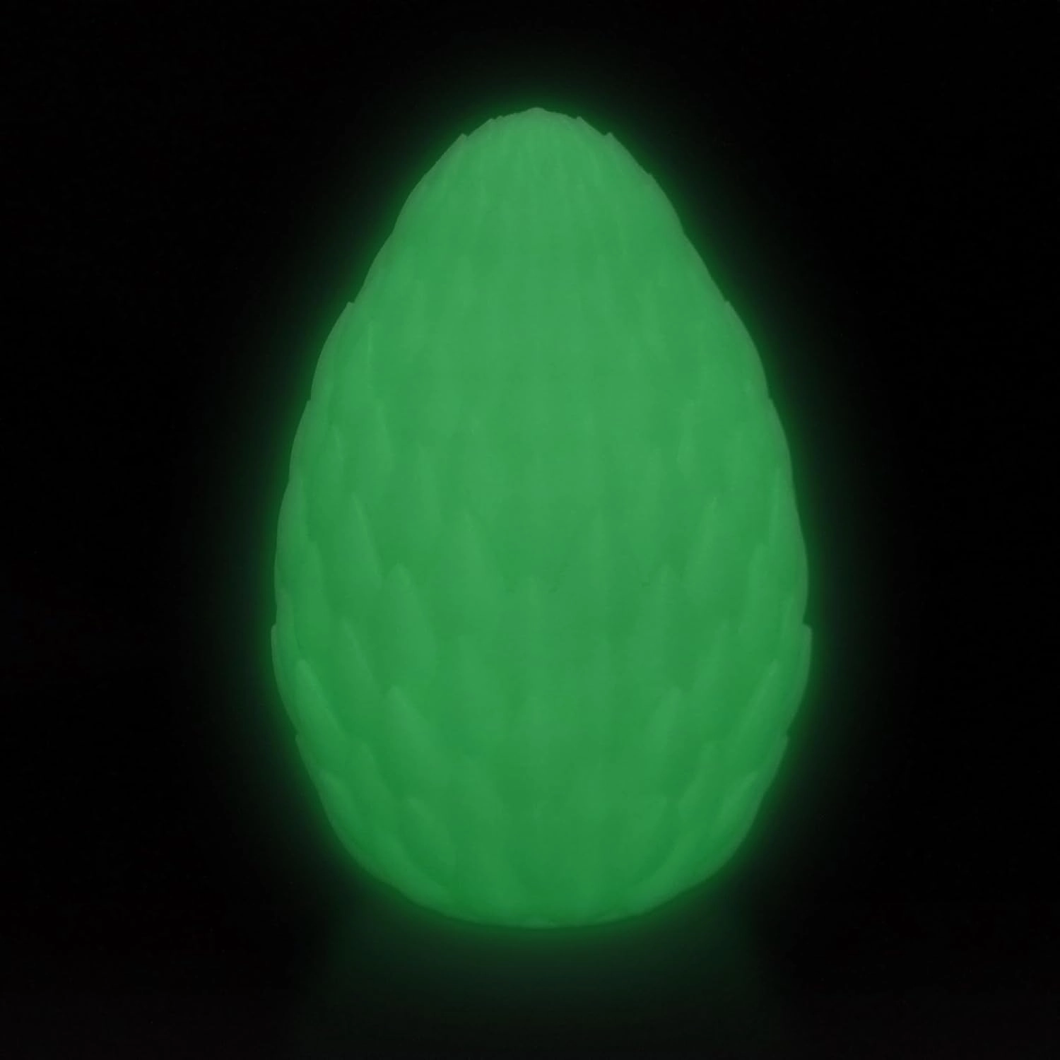 3D Dragon Egg - Glow in The Dark - Surprise Egg with Flexible Crystal Dragon Inside, 3D Printed Gift, Articulated Animal Figurine, Desk Pet Decor