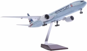 47CM for B777 Aircraft Airplane Resin Miniature Plane Collectible Aviation Enthusiast Commemorative Edition Airplanes(with Light)