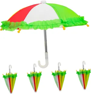 5pcs Miniature Doll House Umbrella Tiny Umbrellas for Dollhouse Accessory for DIY House Layouts and Photography