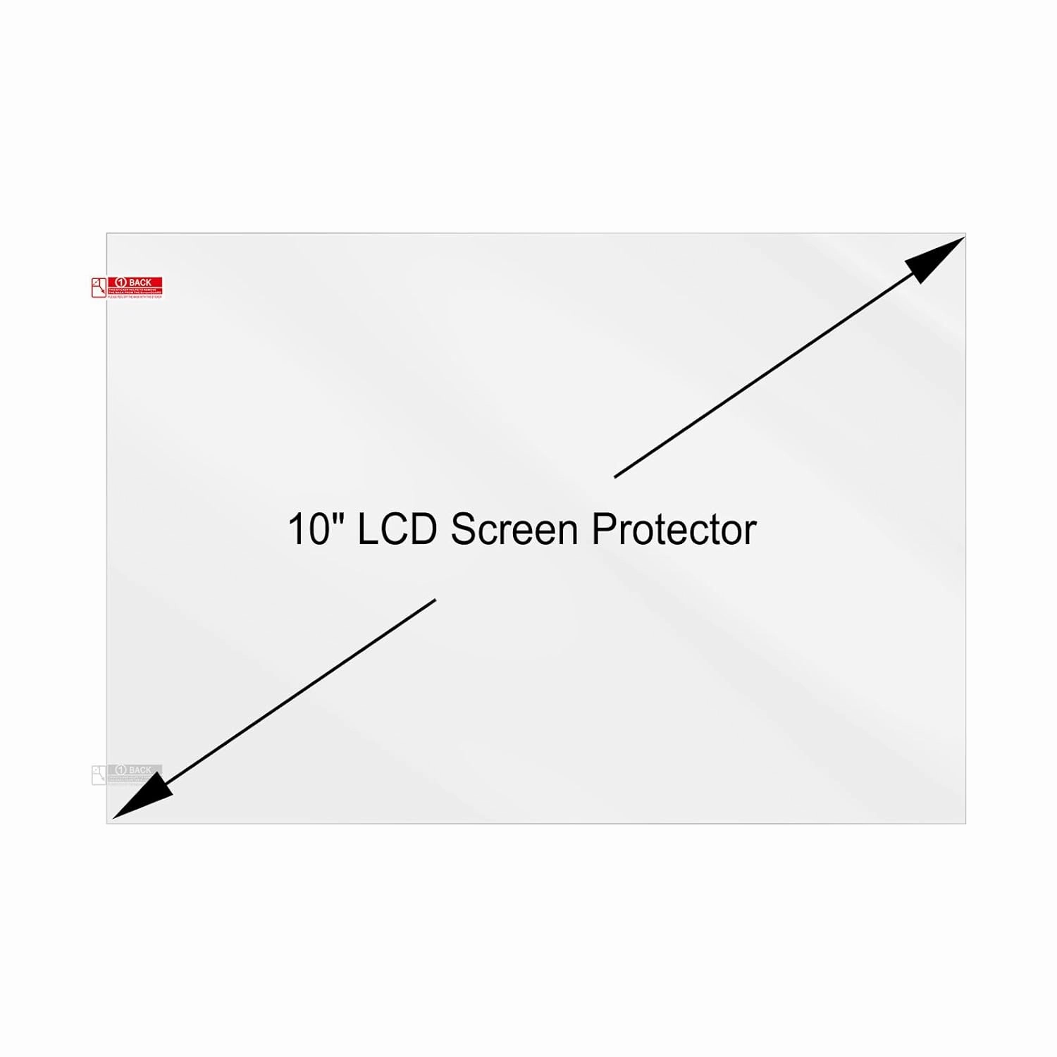 5PCS 10 Inches LCD Screen Protector Film - Scratch-Resistant High Light Transmittance Protective Films for ELEGOO Saturn 4 12K/Saturn 4 Ultra 12K LCD Resin 3D Printer