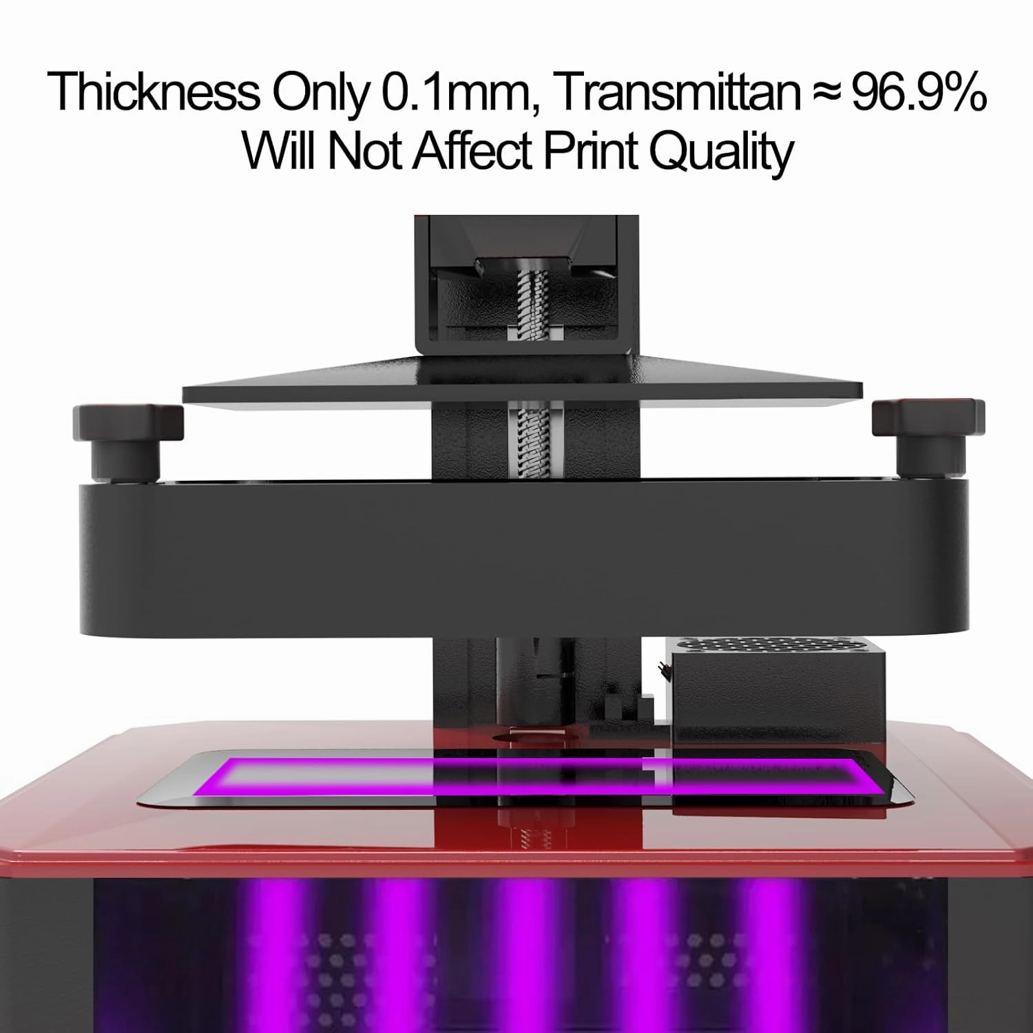 5PCS 10 Inches LCD Screen Protector Film - Scratch-Resistant High Light Transmittance Protective Films for ELEGOO Saturn 4 12K/Saturn 4 Ultra 12K LCD Resin 3D Printer