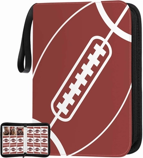 720 Pockets Football Card Binder with Sleeves fit for Baseball Cards, Trading Cards Album Cards Holder Protectors Set Fit for Game Card, Sports, Football Card
