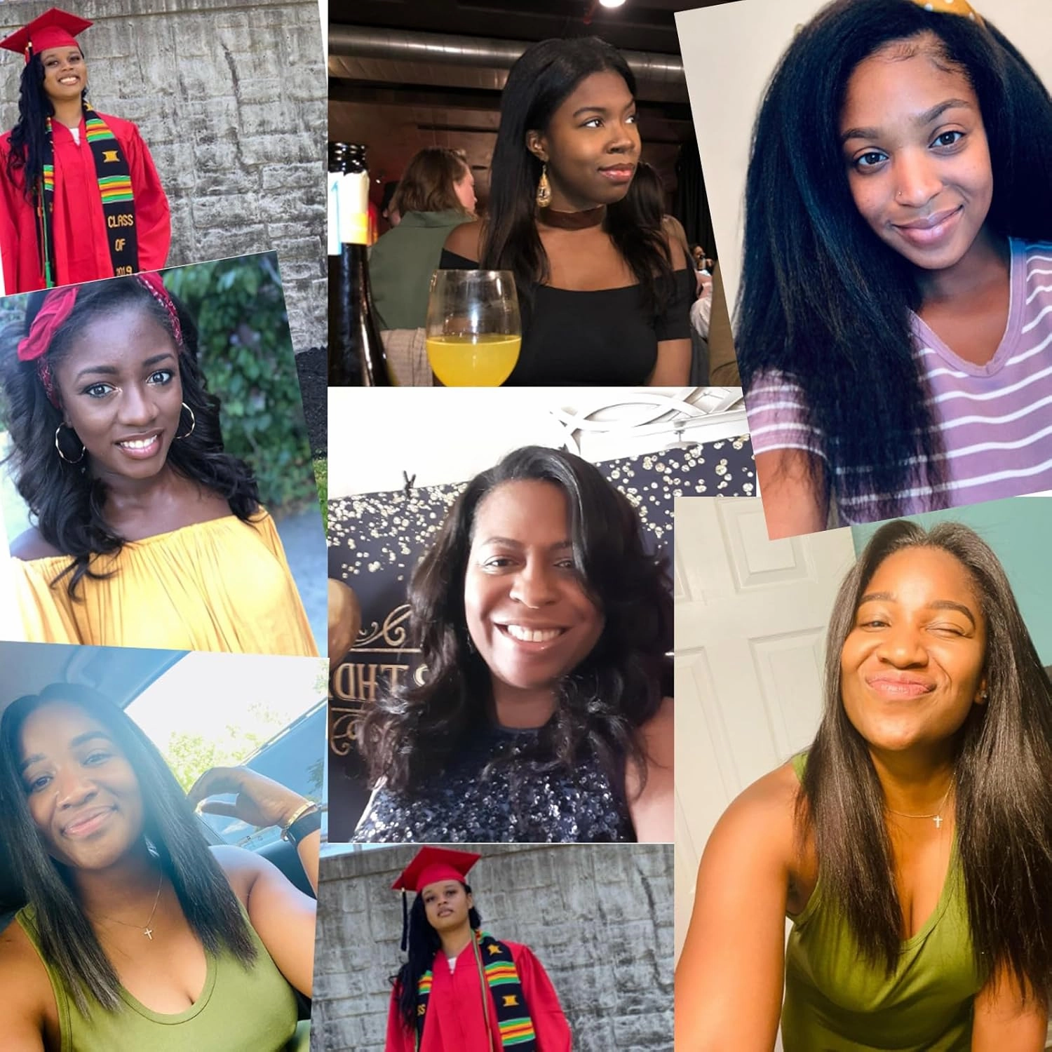 9A Yaki Clip in Extensions Human Hair Real Thick Straight Clip in Extensions Human Hair for Black Women, Remy Soft Jet Black,120 Grams 7 Pieces With 17 Clips Yaki 14 Inch