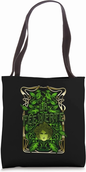Absinth Art Nouveau Design La Fée Verte Cool Absinth Tote Bag