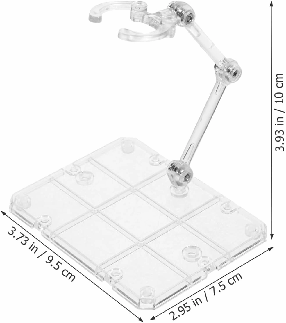 Action Figure Stand, Plastic Bracket Figurine Special Effects, Holder Figure Accessories Display Holder, DIY Base Model Display Assembly Toy Figures Rack