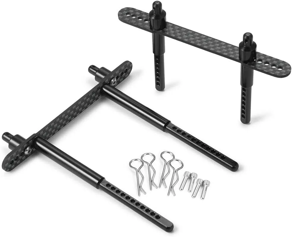 Adjustable Aluminum Front Rear Post Mount for Axial SCX10II 90046 1/10 RC Car Accessory Part