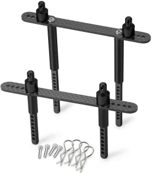 Adjustable Aluminum Front Rear Post Mount for Axial SCX10II 90046 1/10 RC Car Accessory Part