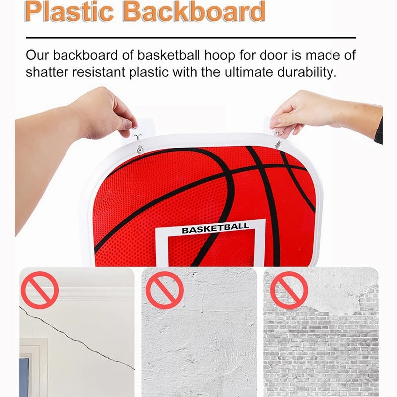 Adjustable Height Kids Basketball Hoop Set