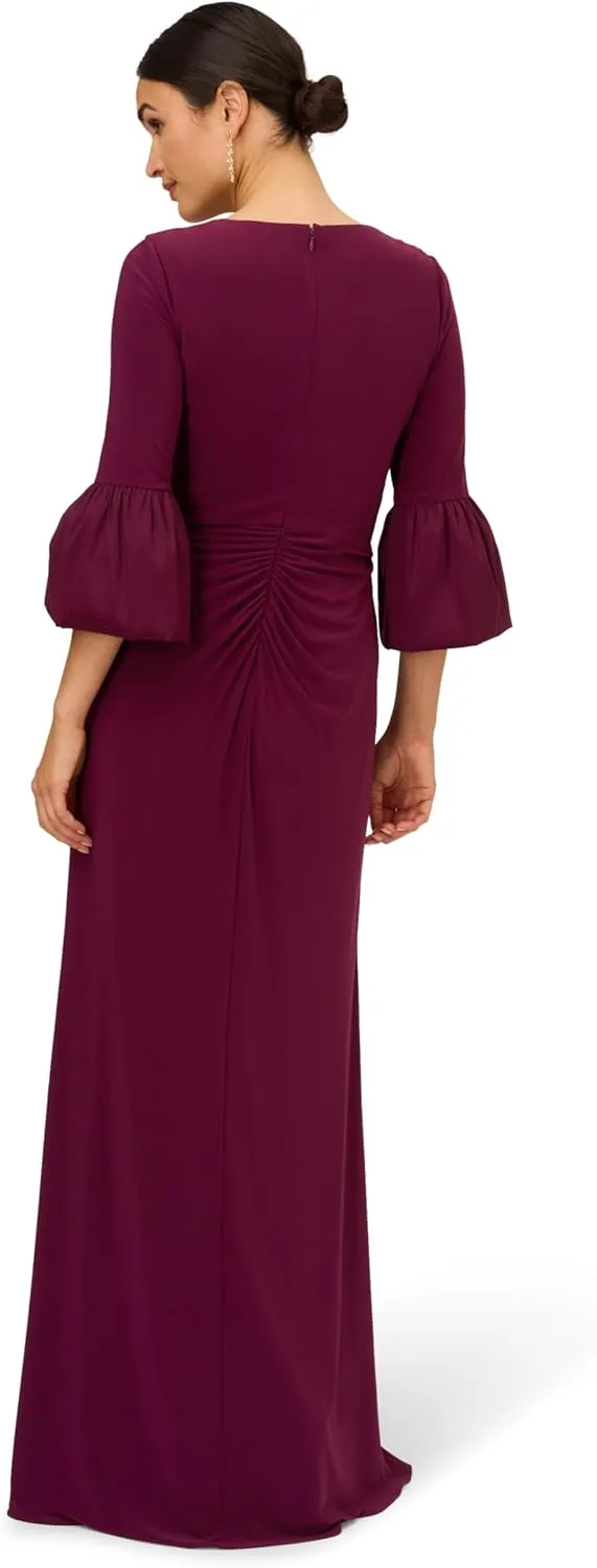 Adrianna Papell Women's Twist Front Jersey Gown