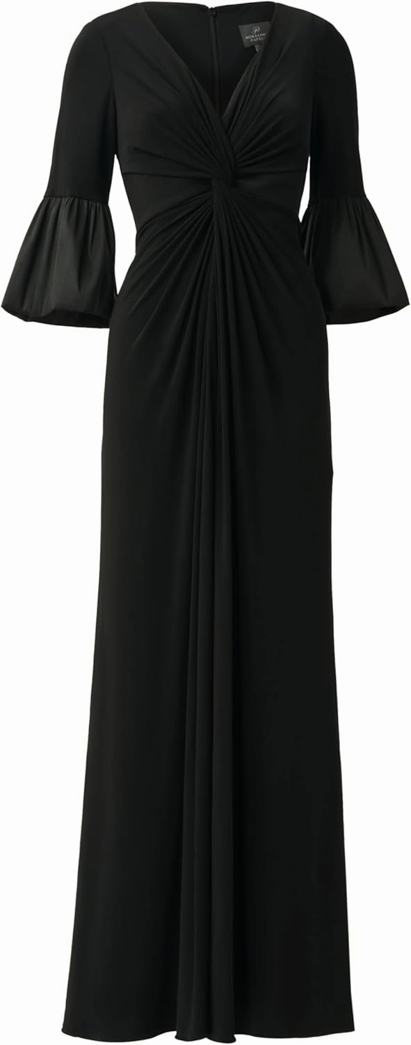 Adrianna Papell Women's Twist Front Jersey Gown