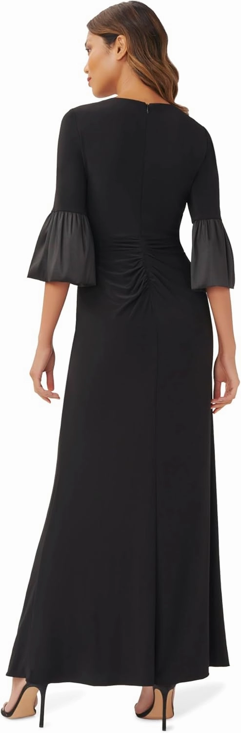 Adrianna Papell Women's Twist Front Jersey Gown