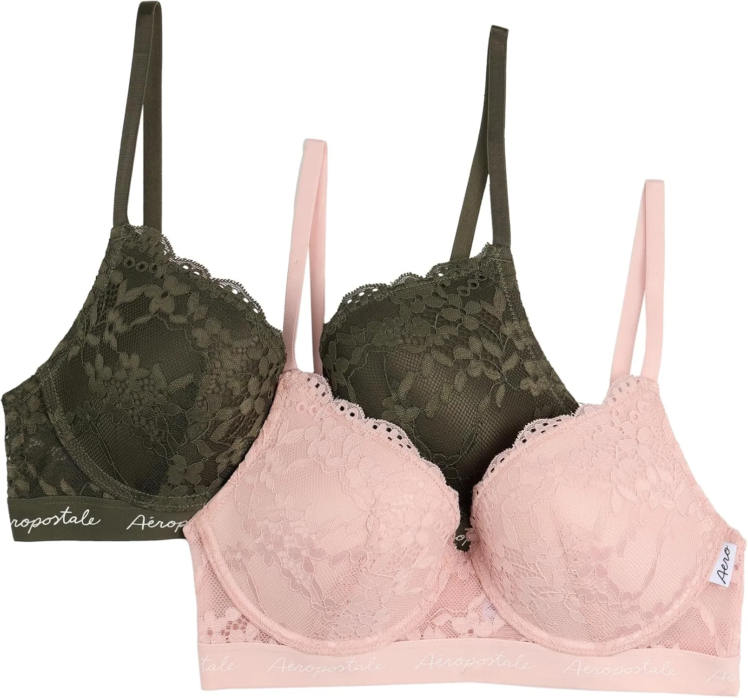 Aeropostale Women's 2-Pack Push Up Bra