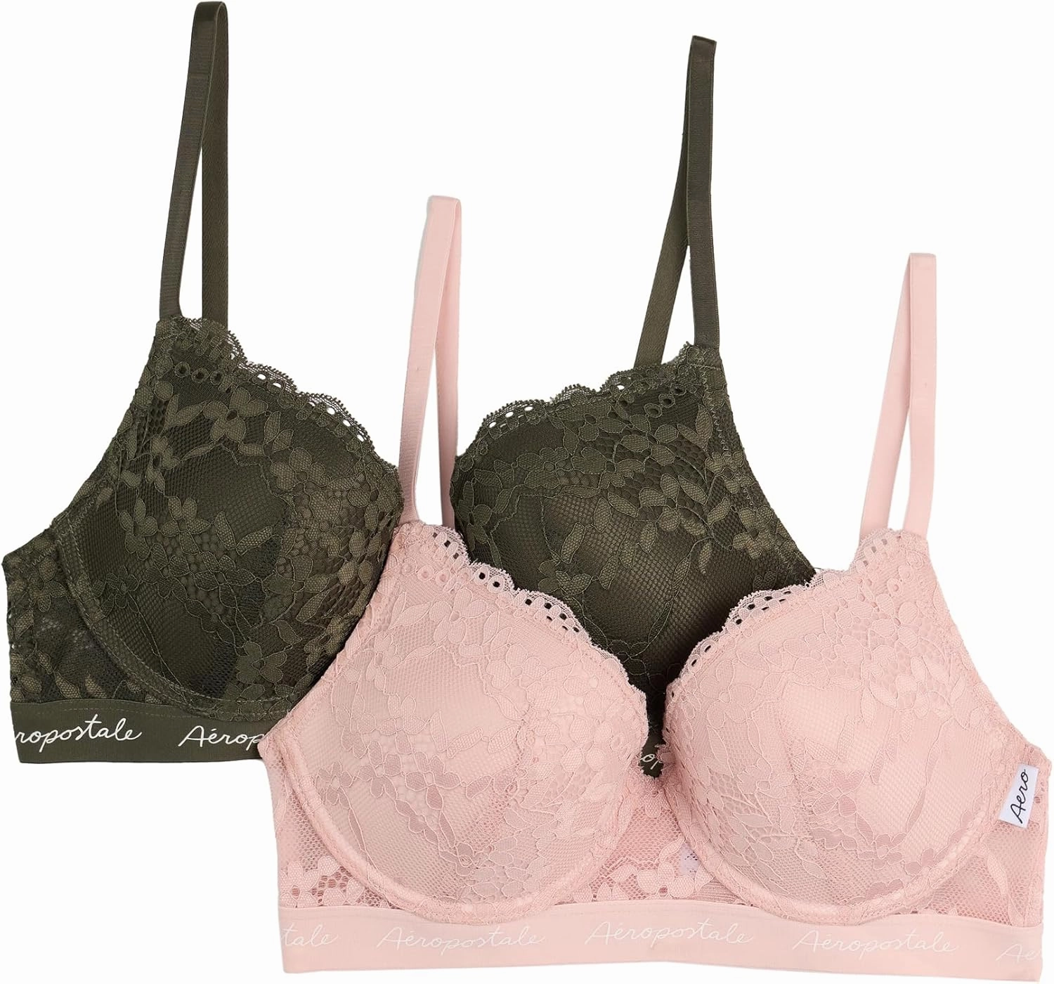 AEROPOSTALE Women's 2-Pack Push Up Bra