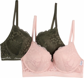 AEROPOSTALE Women's 2-Pack Push Up Bra