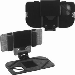Airsoft Plate Carrier Accessory Molle Phone Mount Outdoor Lightweight Navigation Board for 15Pro, Wide Angle Foldable Phone Holder Chest Rig Hovering Tactical Vest Mount