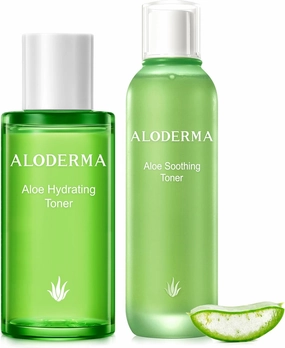 Aloderma Aloe Toner Set, 2 Pieces - Hydrating Toner, Soothing Toner