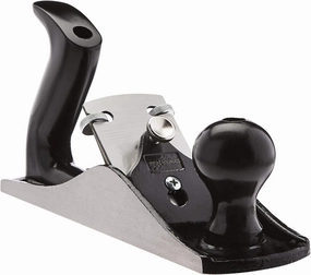 Amazon Basics No.4 Adjustable Universal Bench Hand Plane with 2-Inch Blade for Precision Woodworking, Grey/Black