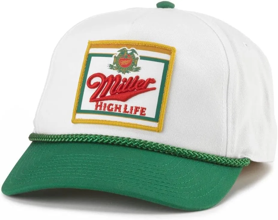 AMERICAN NEEDLE Miller High Life Beer Patch Unisex Adjustable Snapback Baseball Hat