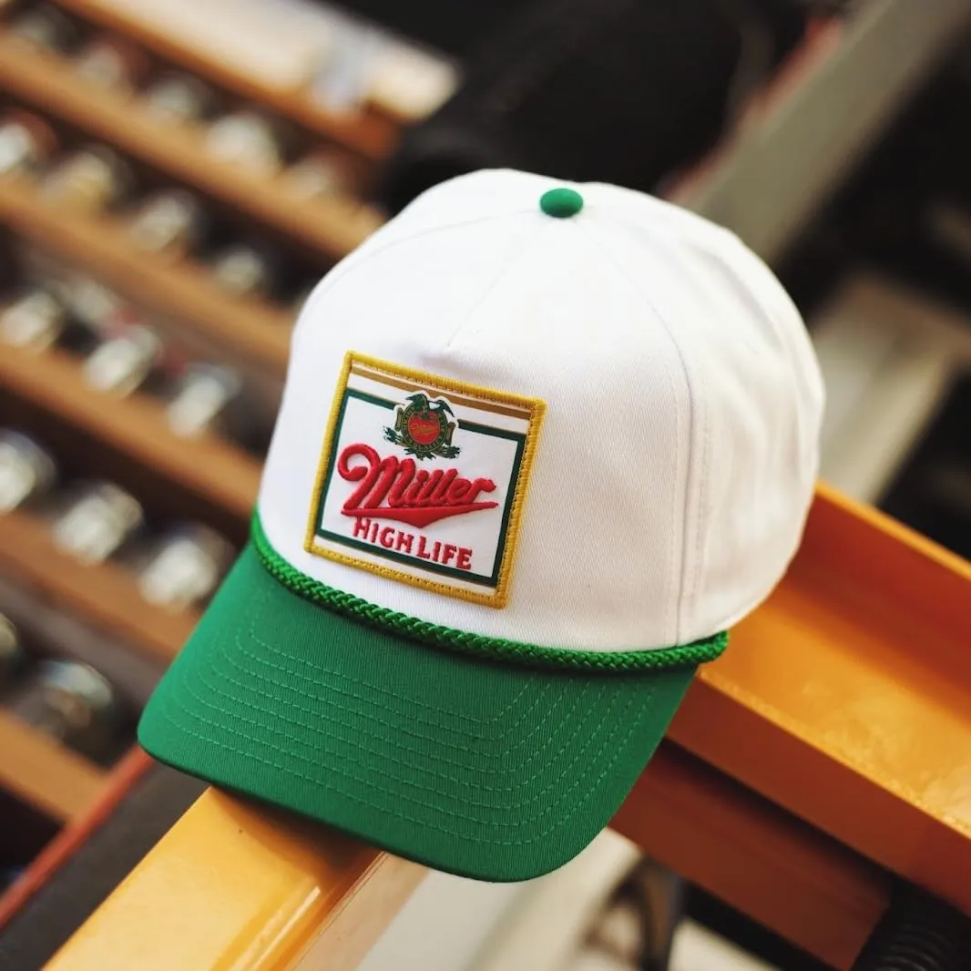 AMERICAN NEEDLE Miller High Life Beer Patch Unisex Adjustable Snapback Baseball Hat