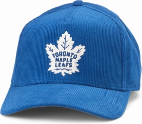 AMERICAN NEEDLE National Hockey League NHL Corduroy Valin Adjustable Snapback Baseball Hat